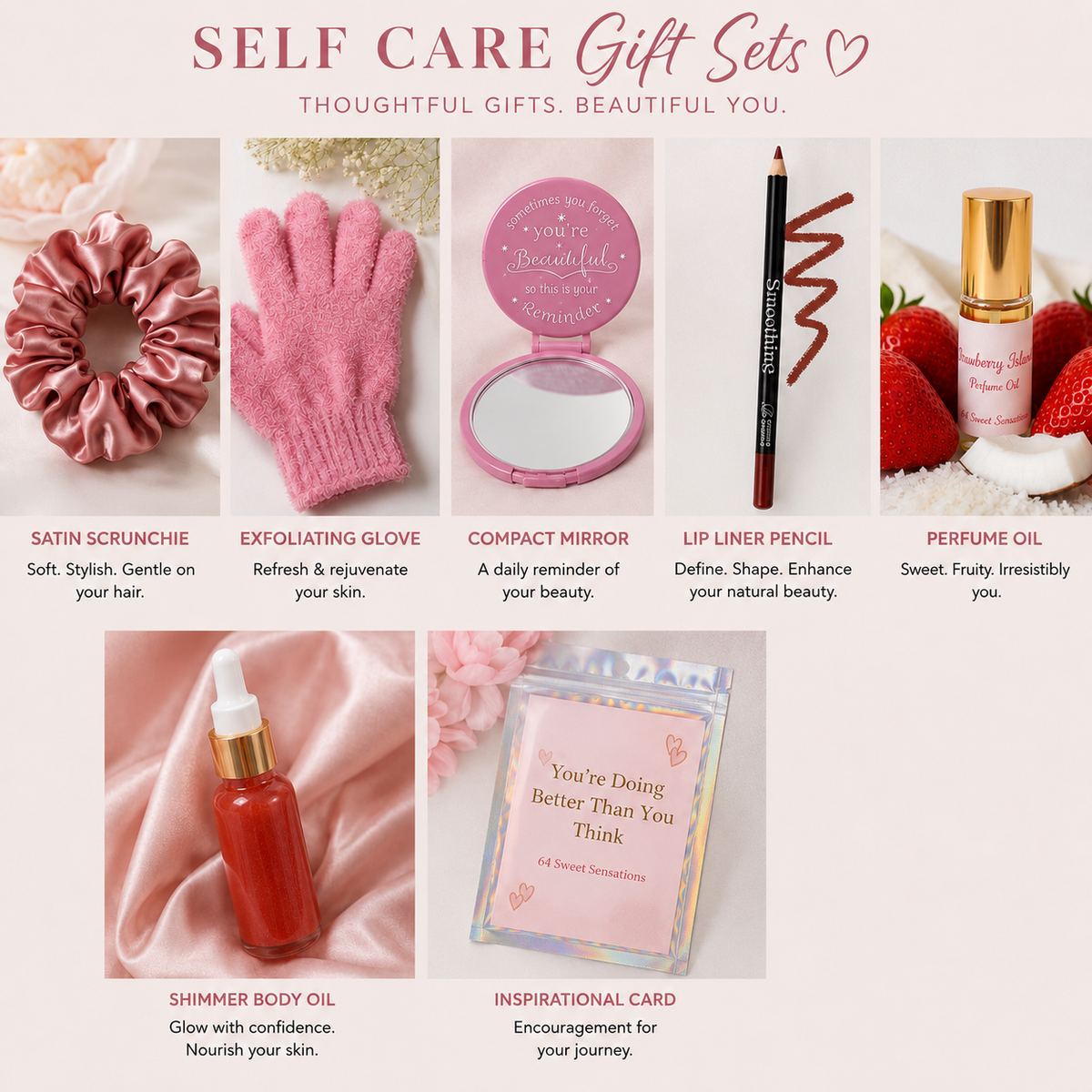 🍓 Strawberry Island Self-Care Gift Set
