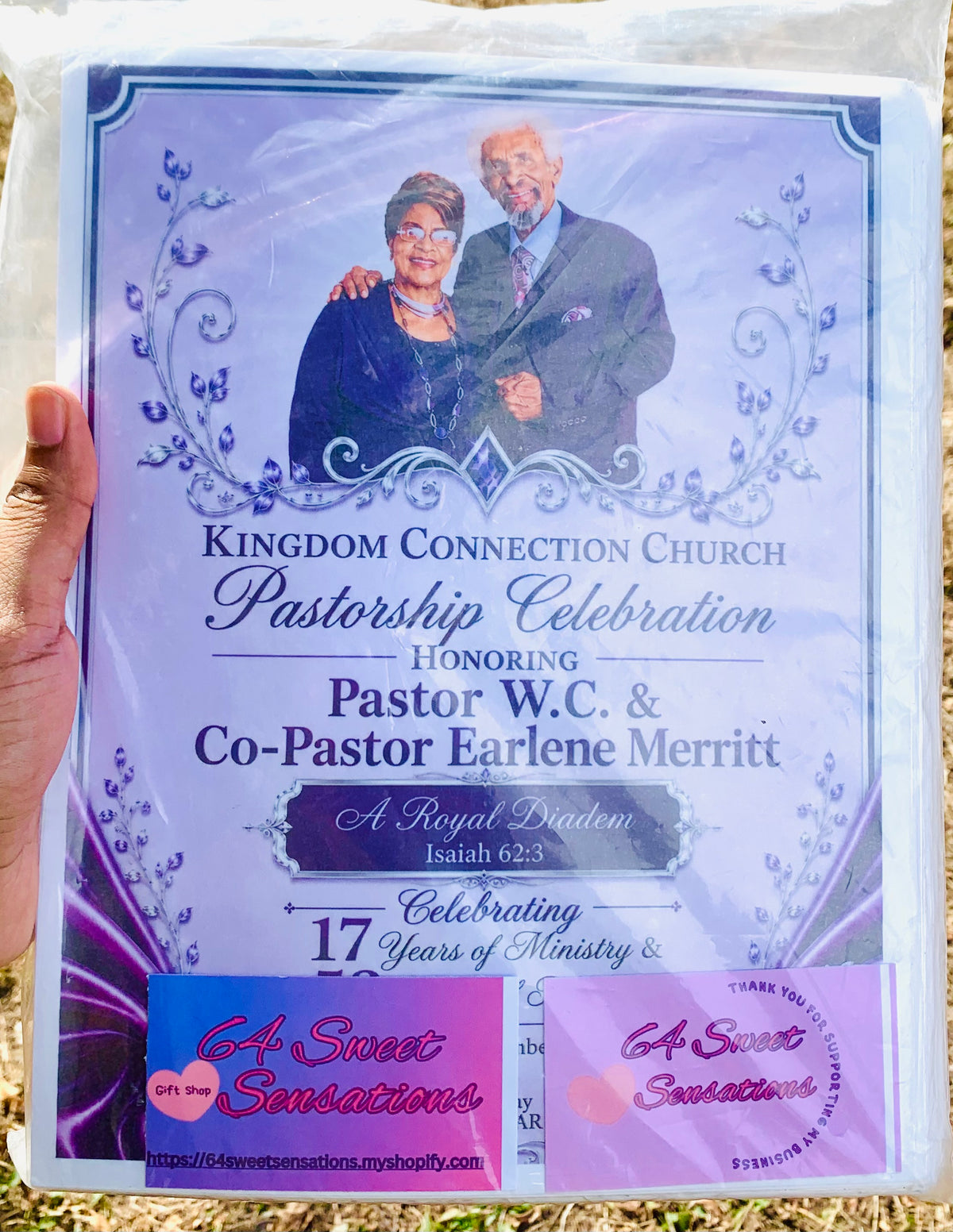 Custom Printed Event Programs | 64 Sweet Sensations
