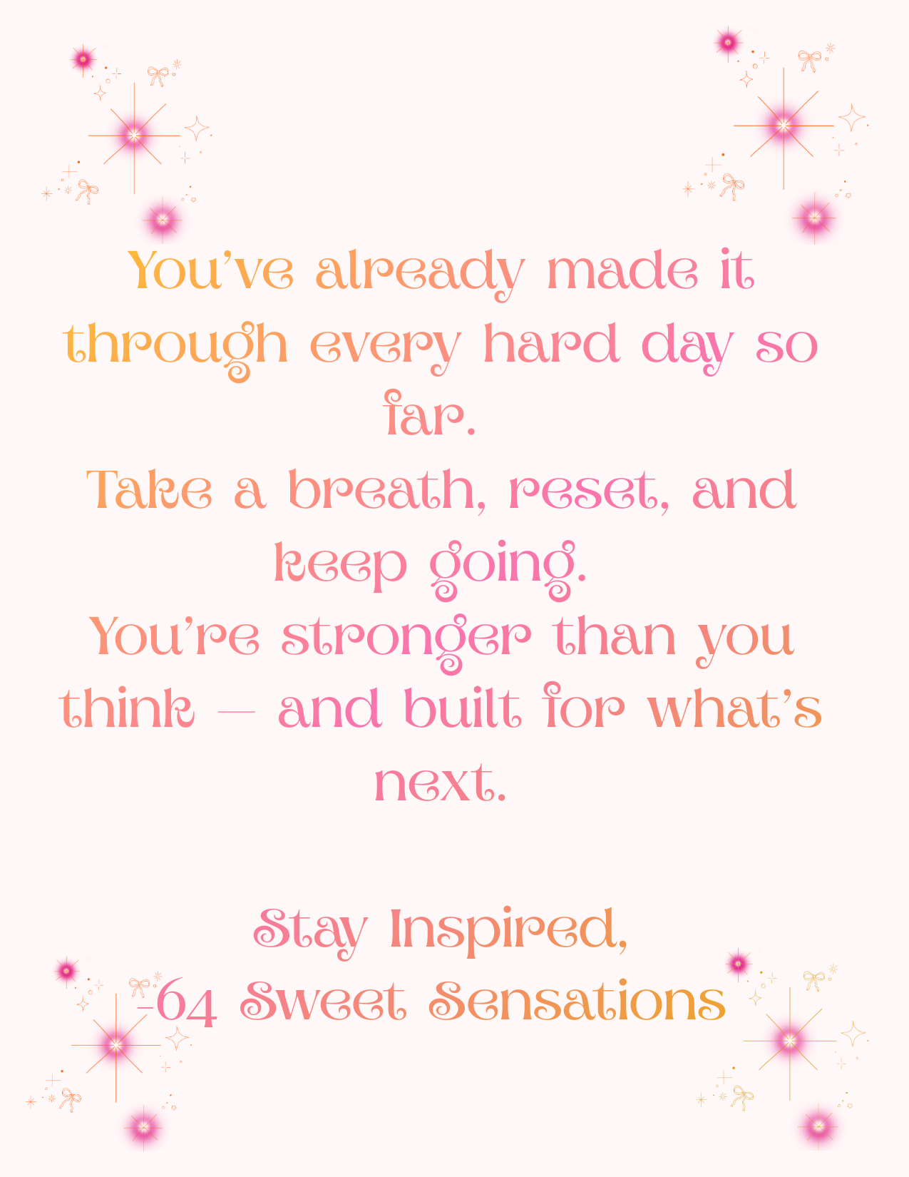 Sweet Encouragement Postcard Set (6-Pack)